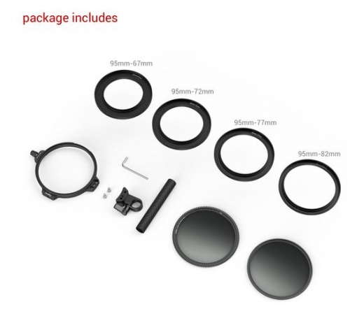 SmallRig 95mm CPL-VND Filter Kit with Rod Clamp 3864