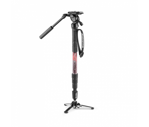 Manfrotto Element MII Video Monopod Alumínium kit Fluid Fejjel MVMELMIIA4LIVE