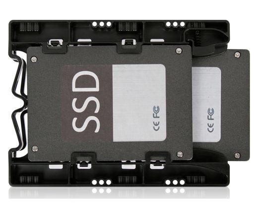 Icy Dock Dual 2.5" HDD & SSD Light Weight Mounting Bracket for Internal 3.5" Drive Bay