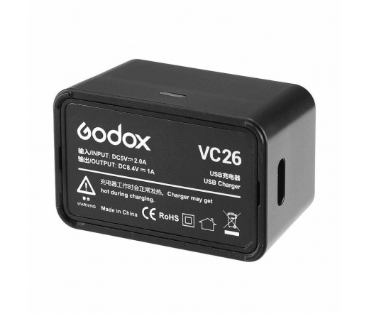 Godox VC26 USB Akkutöltő - V1 vakuhoz